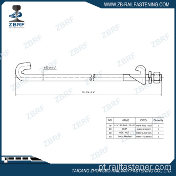 1-1 / 4 &quot;Barra medidora de extremidade única para medidor padrão